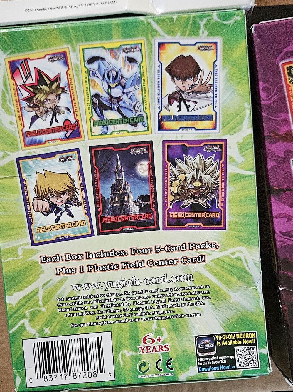 Yu-Gi-Oh! Battles of Legend Glorious Gallery Booster Box - Green Artwork - Picture 2 of 2